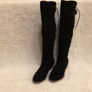 OTK Suede Black Boot Guess sz 7.5